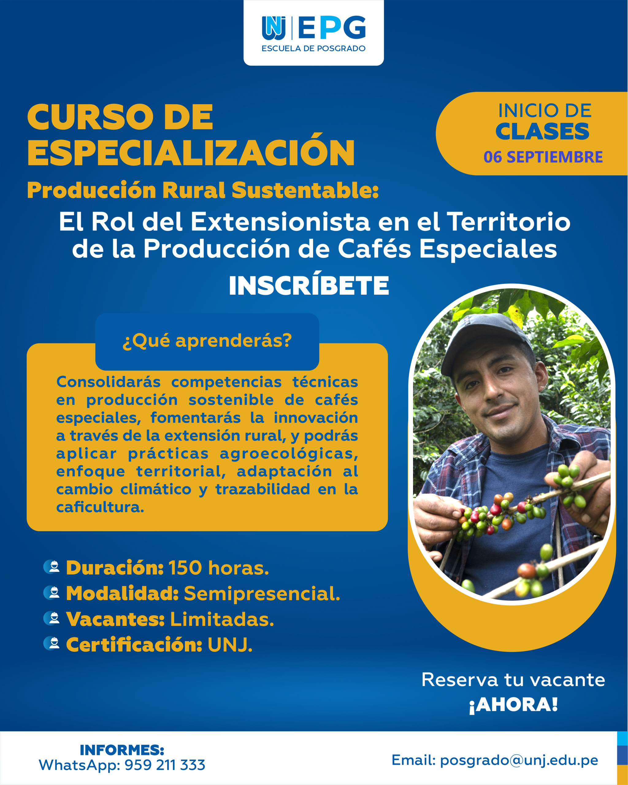 Curso Producción Rural Sustentable - Cafés Especiales